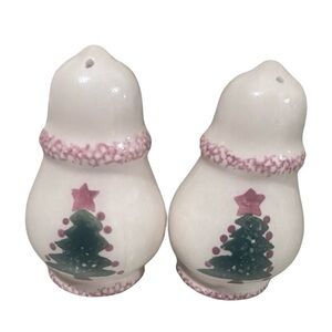 Spode England Holiday Salt & Pepper Christmas Shakers